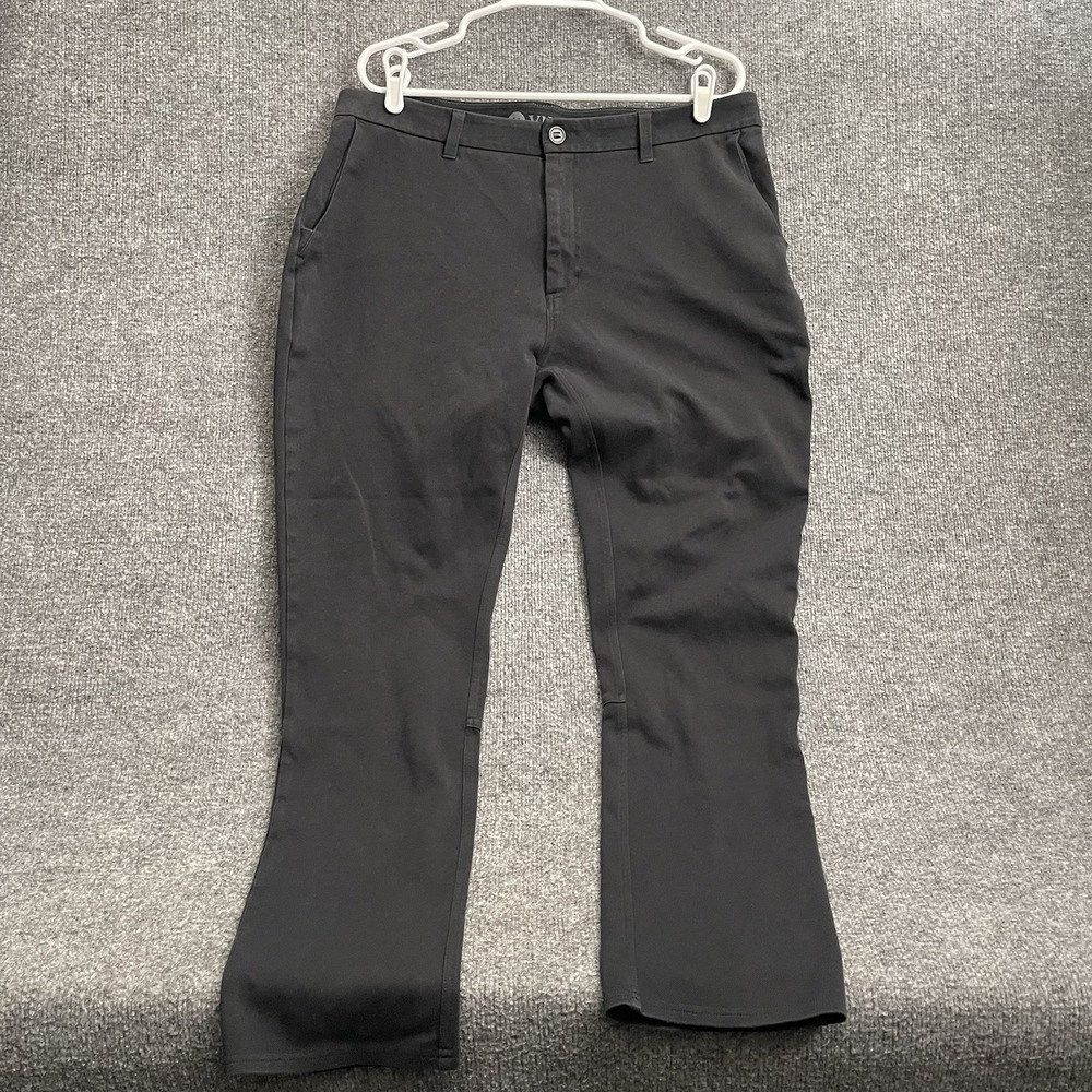 Vuori Everything Performance Pants Men Sz 36 Golf Chino V420 Black